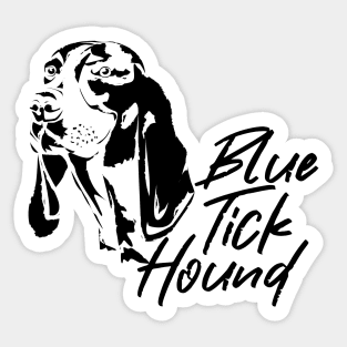 Blue Tick Hound Sticker